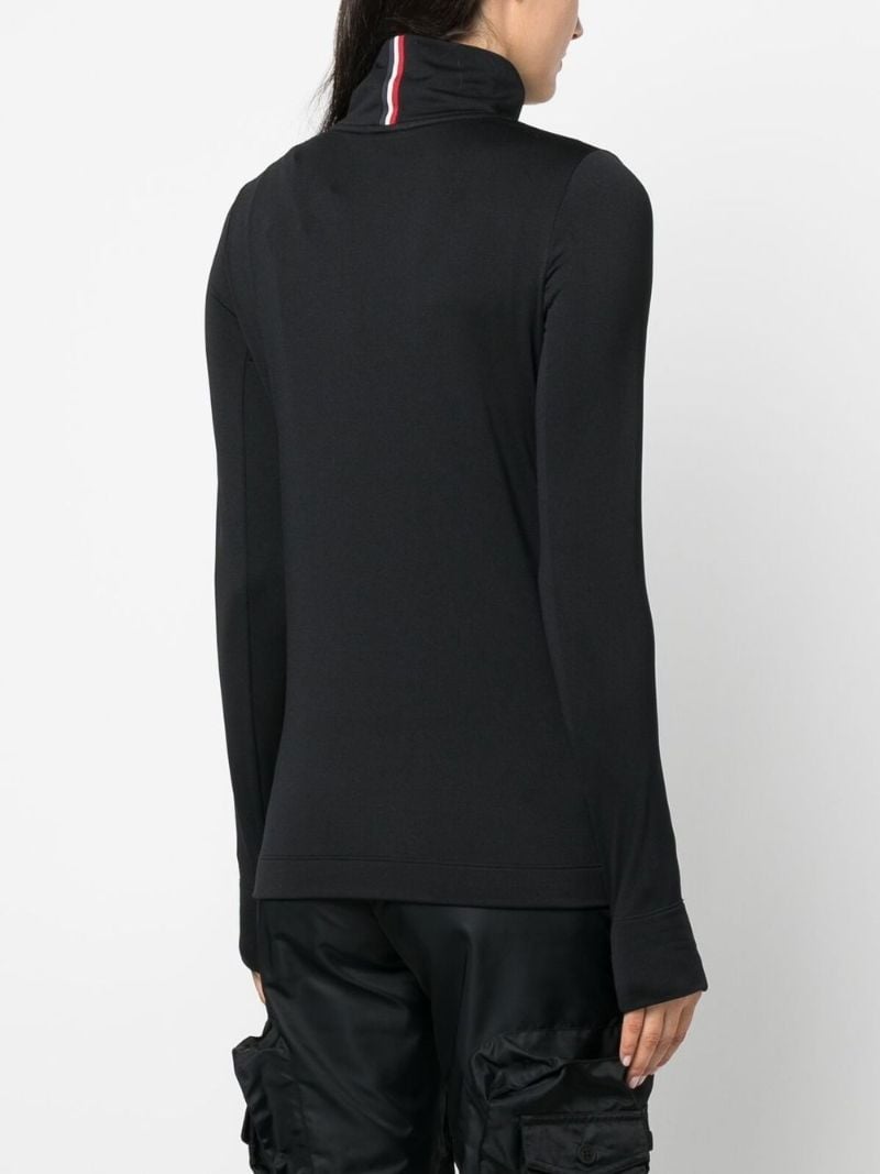 Black Ski Base Layer Top
