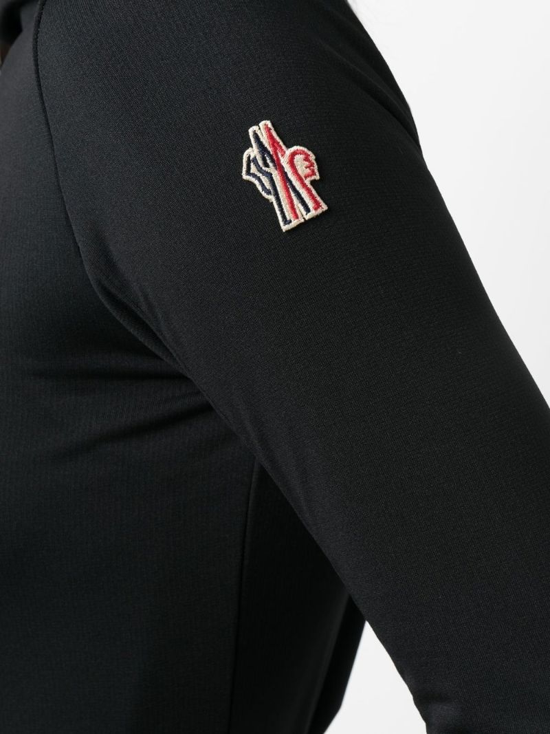 Black Ski Base Layer Top