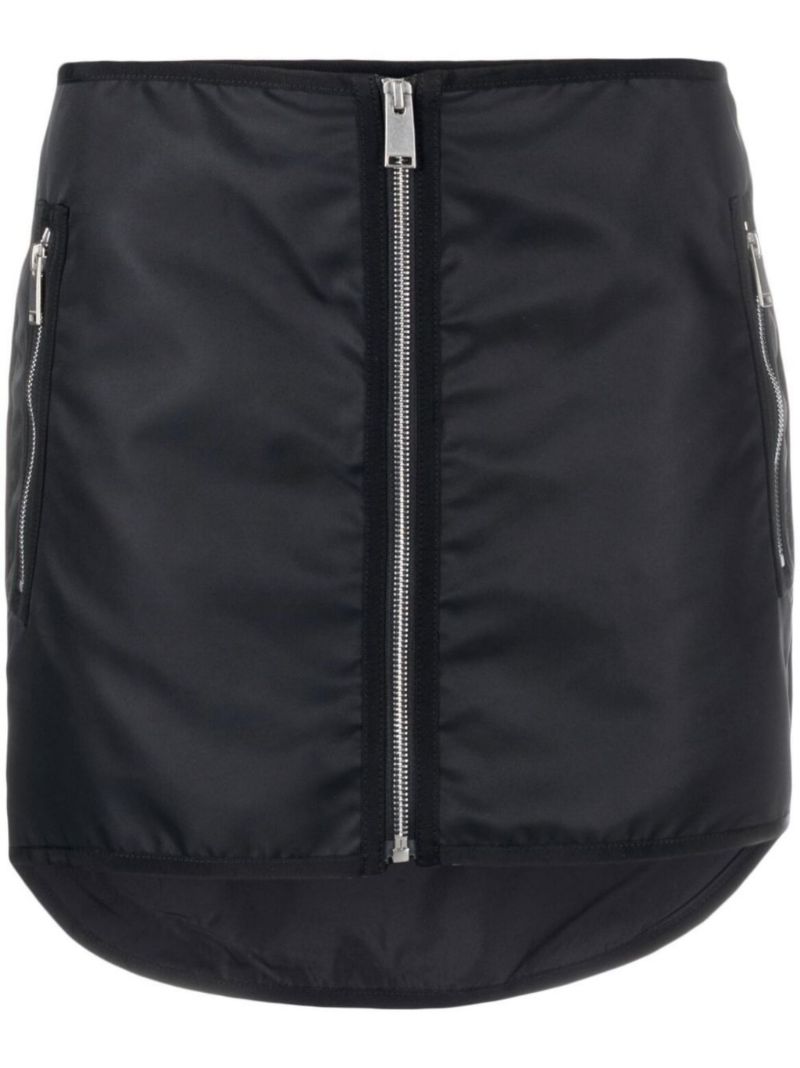 Black Ex-ray Mini Skirt