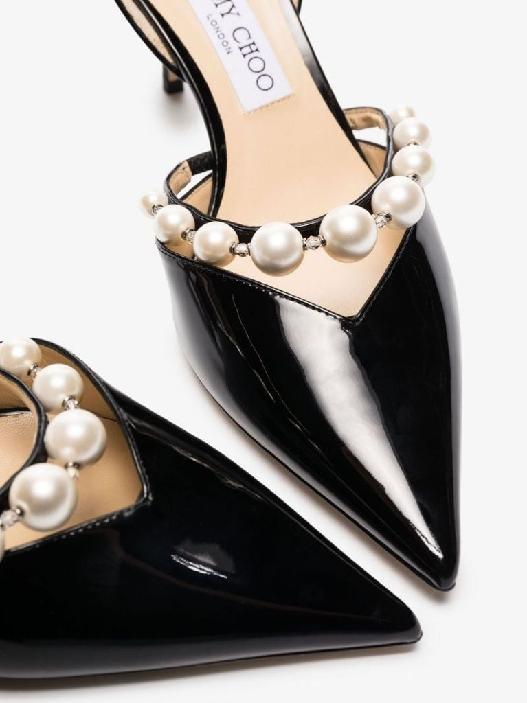 Black Aurelie 65 Patent Leather Pumps
