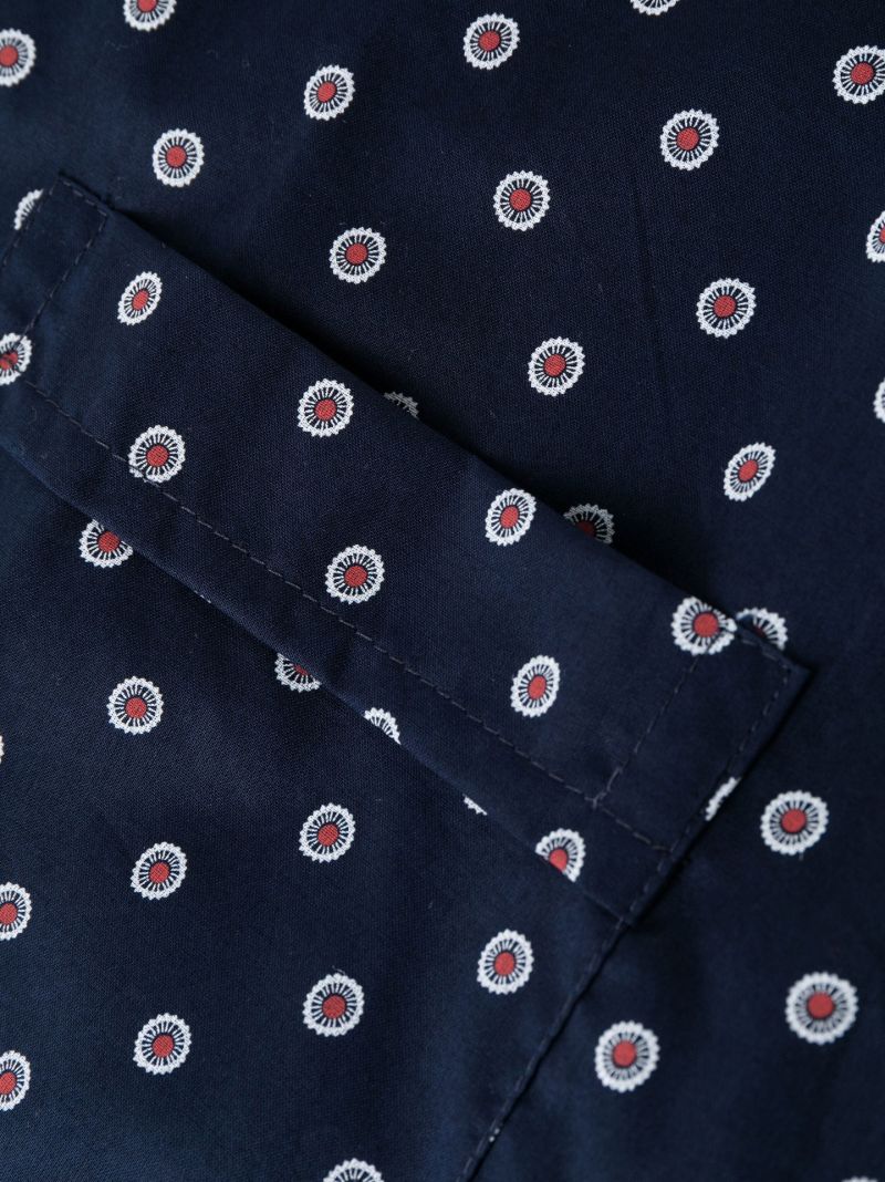 Blue Nelson Floral Print Pyjamas