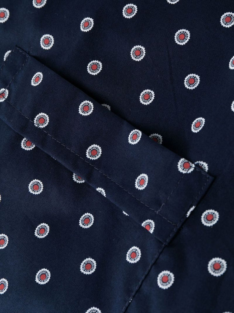 Blue Nelson Floral Print Pyjamas