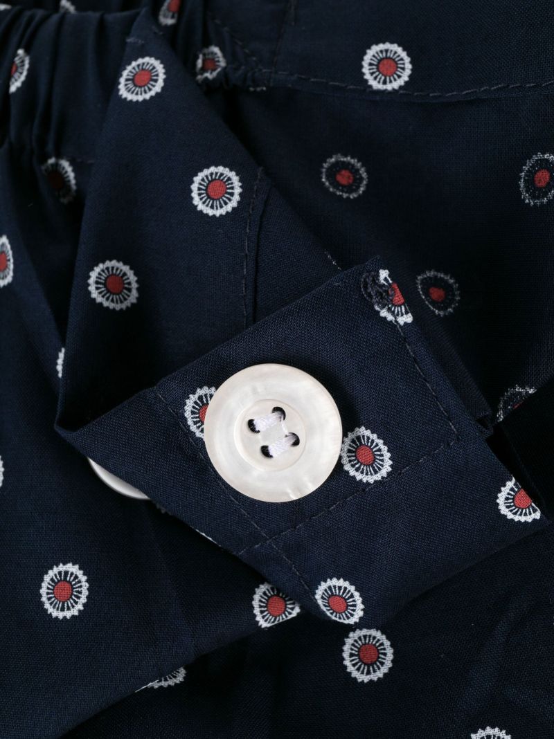 Blue Nelson Floral Print Pyjamas