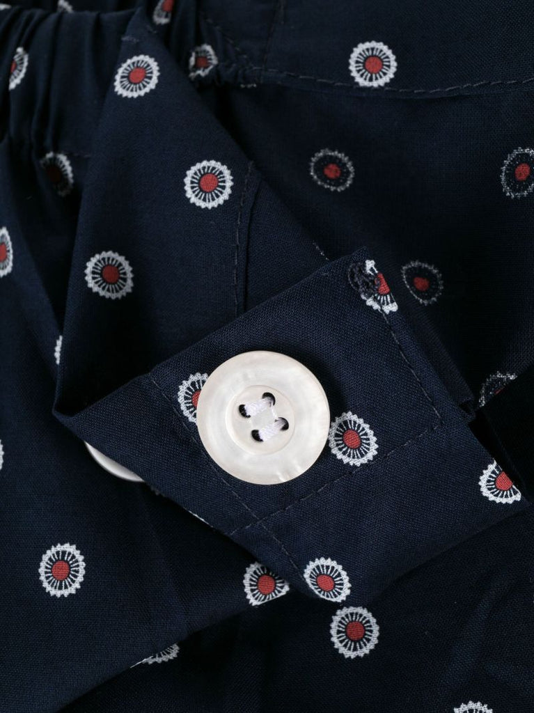 Blue Nelson Floral Print Pyjamas
