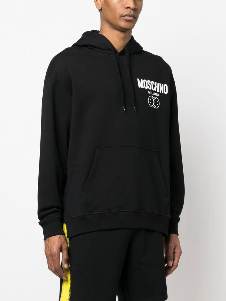 Black Dqm Smile Logo Hoodie