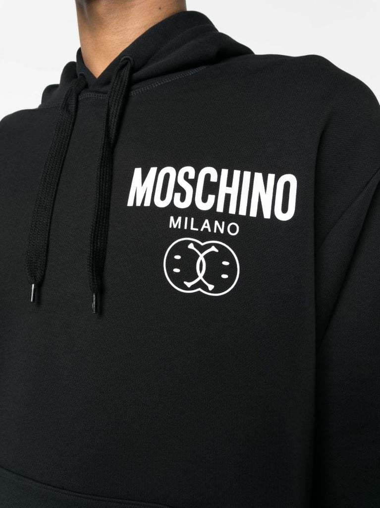 Black Dqm Smile Logo Hoodie