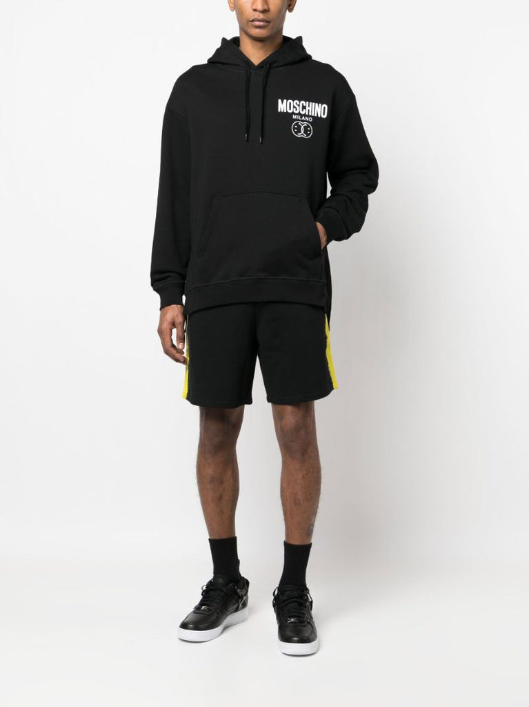 Black Dqm Smile Logo Hoodie