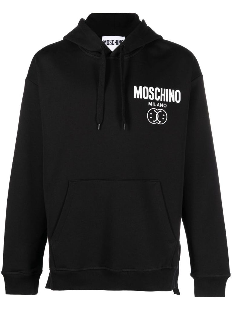 Black Dqm Smile Logo Hoodie
