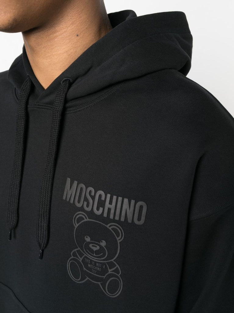 Black Teddy Bear Cotton Hoodie