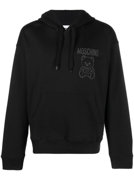 Black Teddy Bear Cotton Hoodie