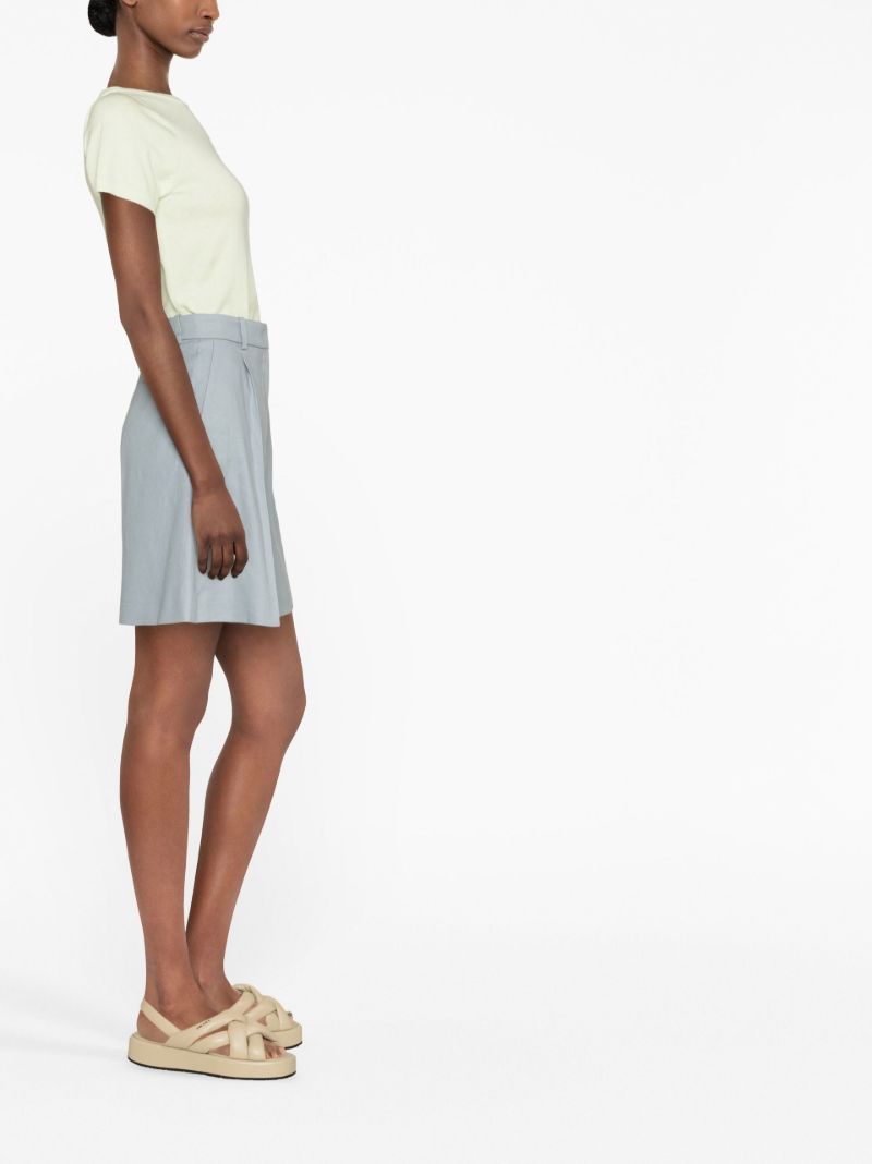 Blue Tailored Shorts