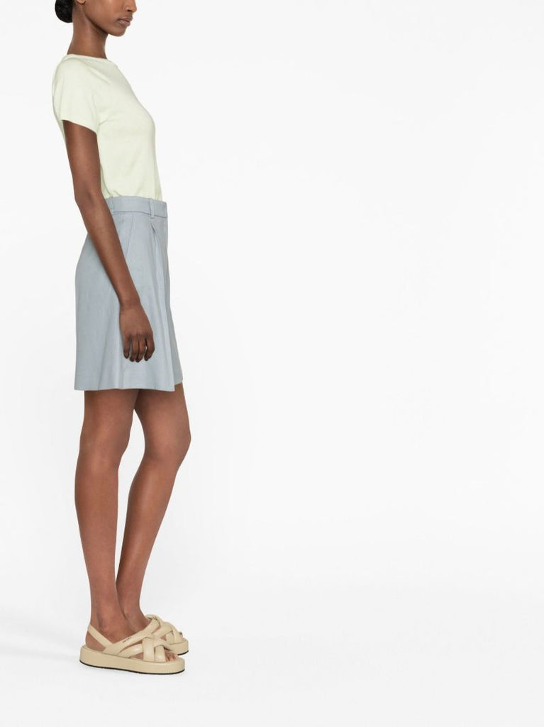 Blue Tailored Shorts