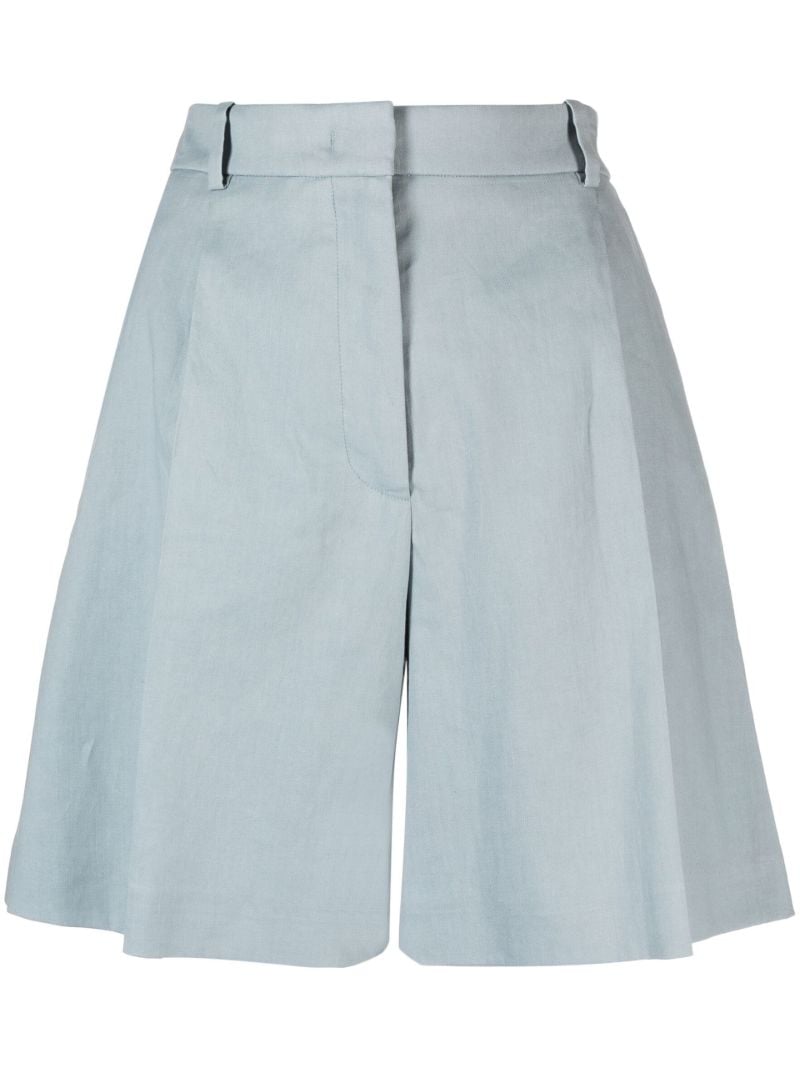 Blue Tailored Shorts