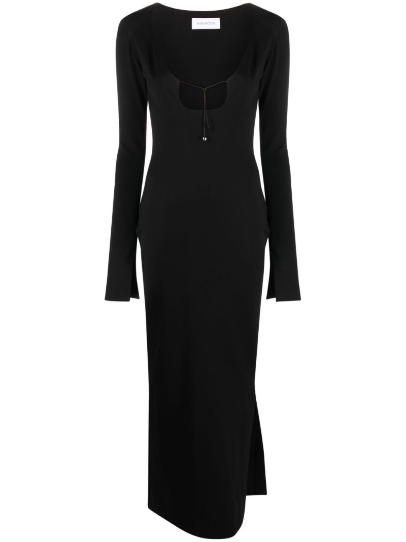 Black Solaria Maxi Dress