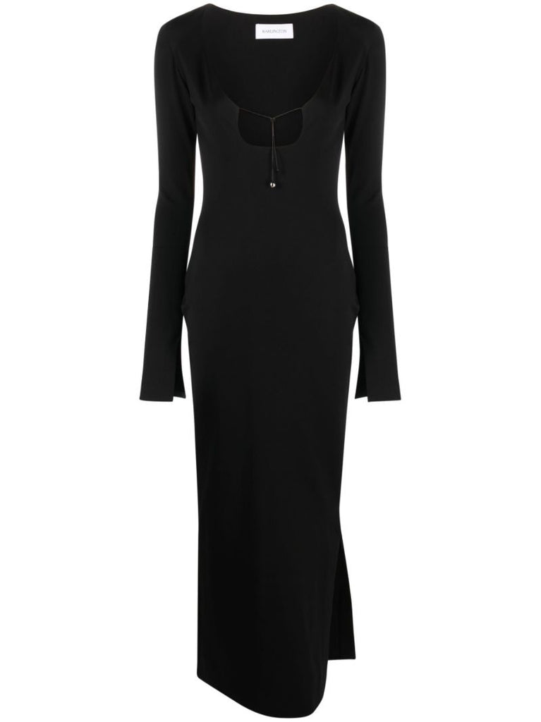 Black Solaria Maxi Dress