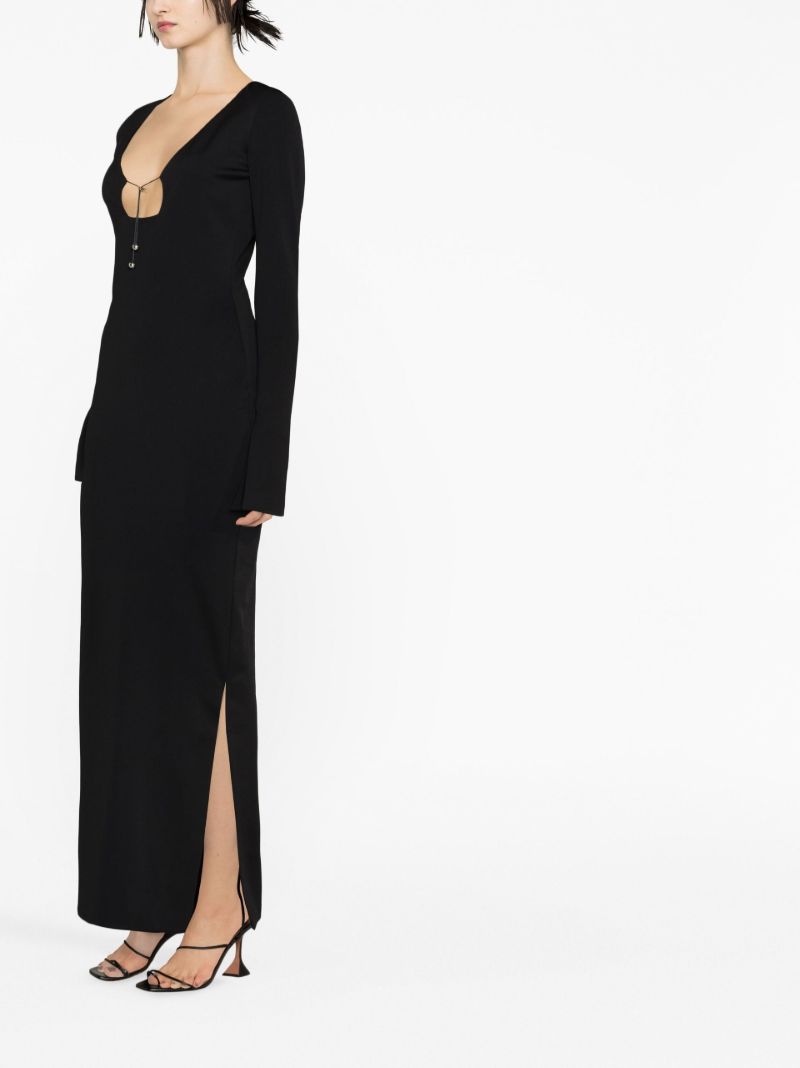 Black Solaria Maxi Dress