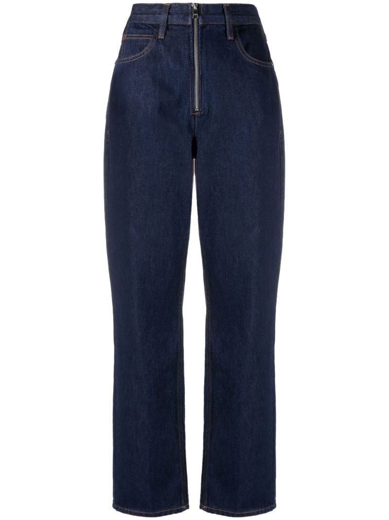 Blue Le High 'n' Tight Straight-leg Jeans