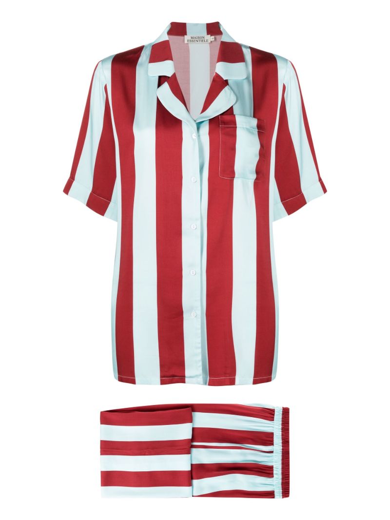 Blue Core Striped Pyjamas