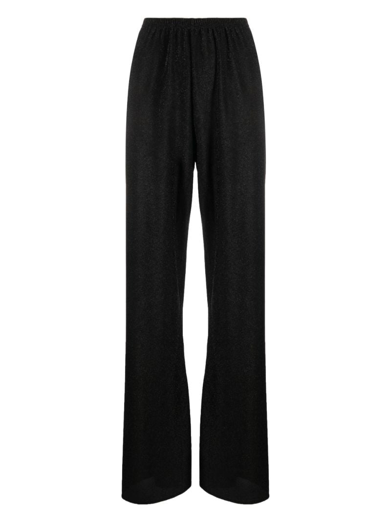 Black Straight-leg Pyjama Trousers
