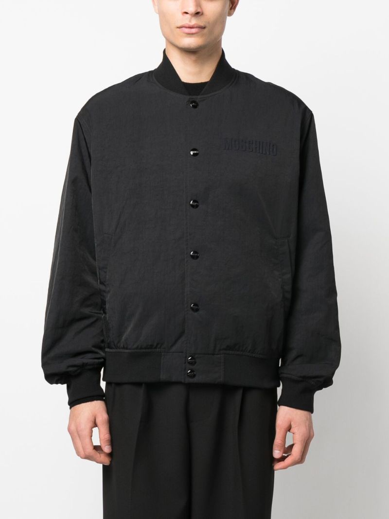 Black Teddy Bomber Jacket