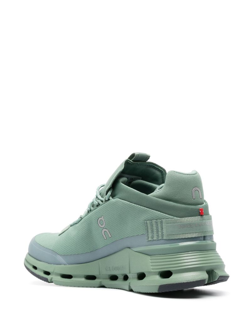 Green Cloudnova Sensa Running Sneakers