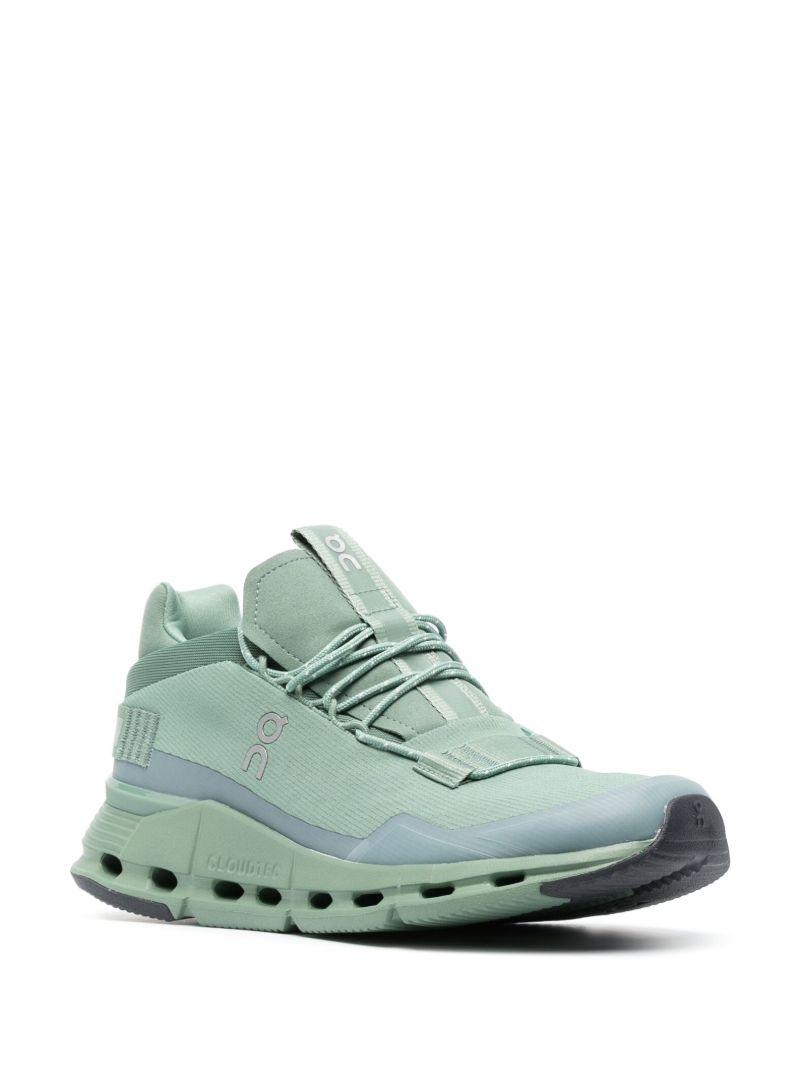 Green Cloudnova Sensa Running Sneakers