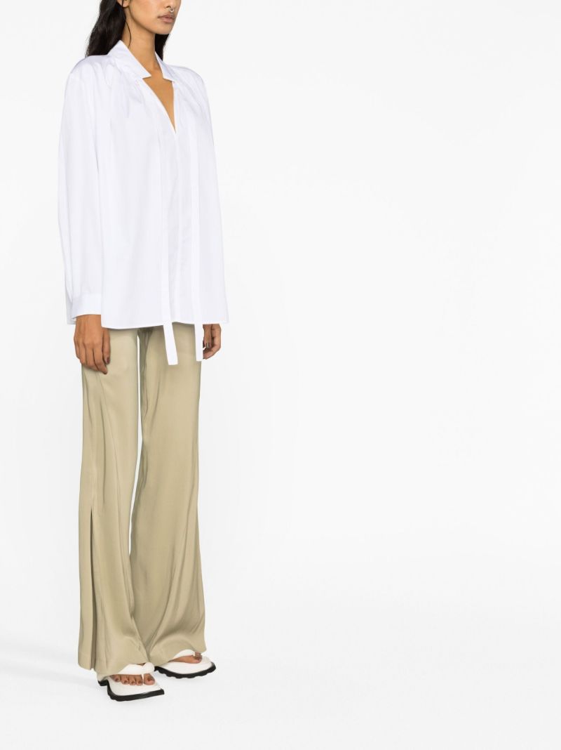 White Long Sleeve Blouse