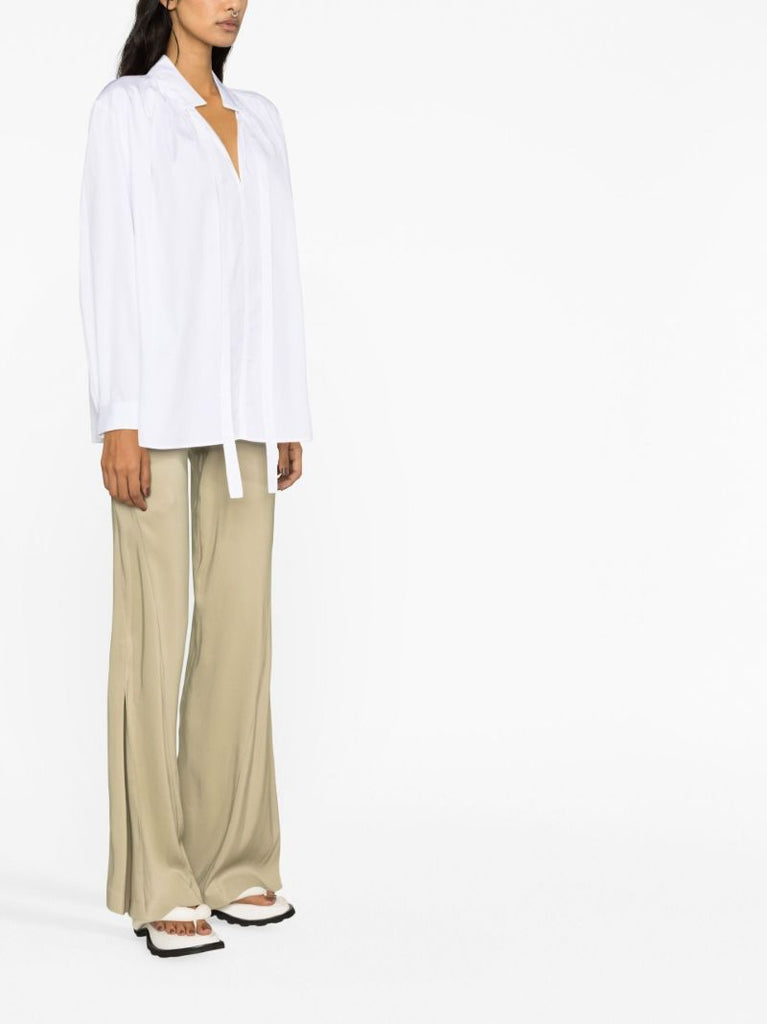 White Long Sleeve Blouse