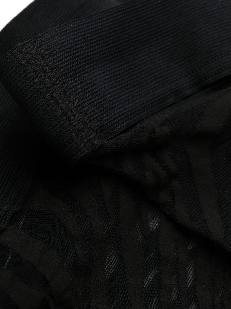 Black Zebra Print Stay-ups