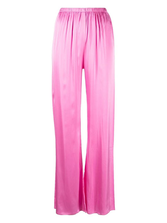 Pink Wide-leg Pyjama Trousers
