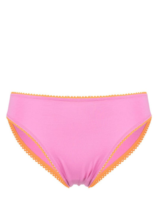 Pink Contrast Stitch Briefs
