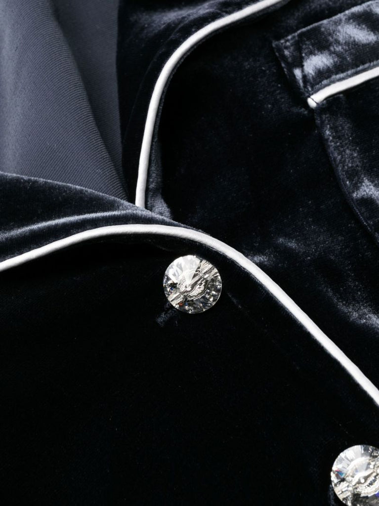 Blue Coco Velvet Pyjamas