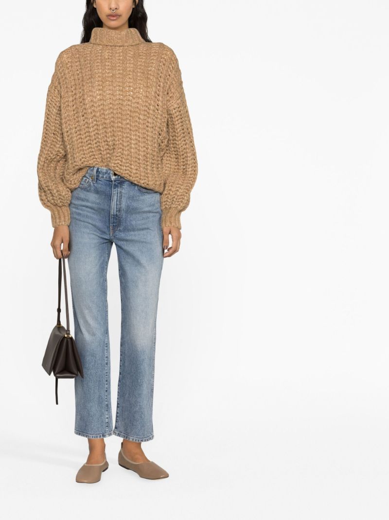 Neutral Iris Chunky Knit Sweater