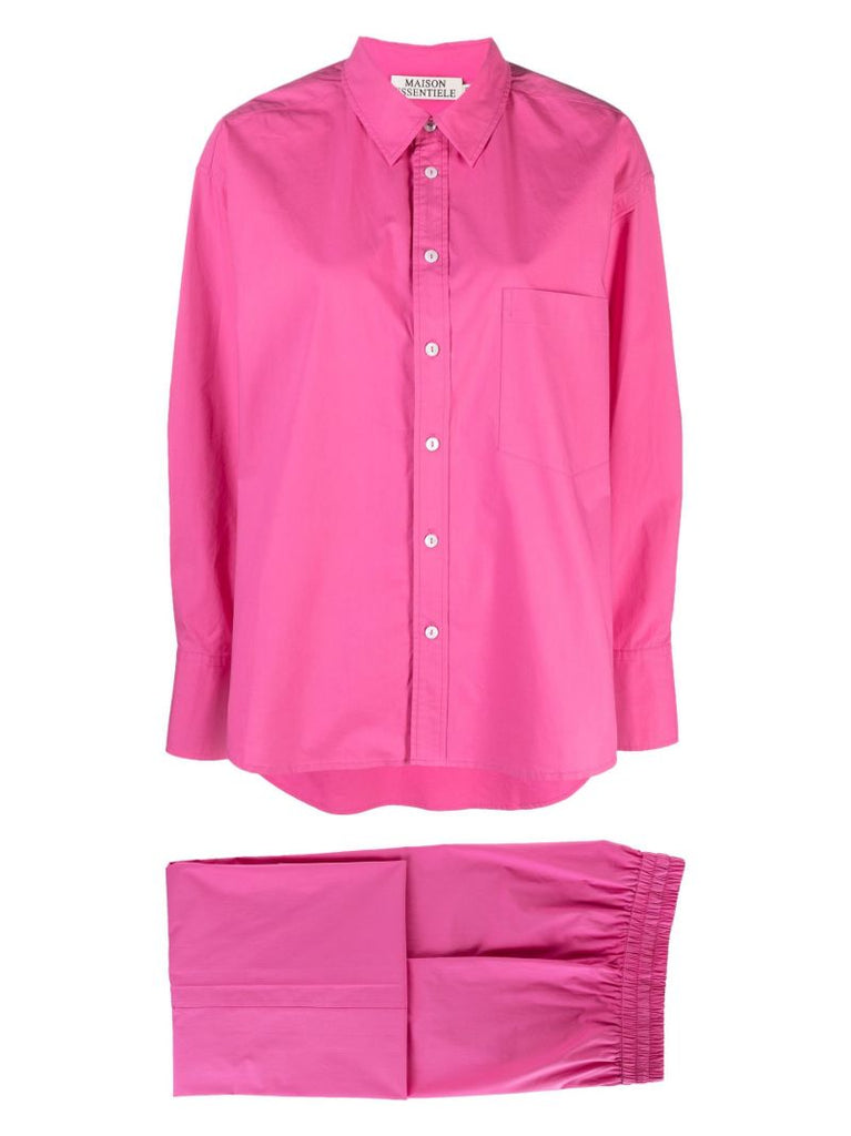 Pink Button-down Pyjamas