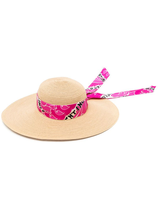 Pink Silk Scarf Sun Hat