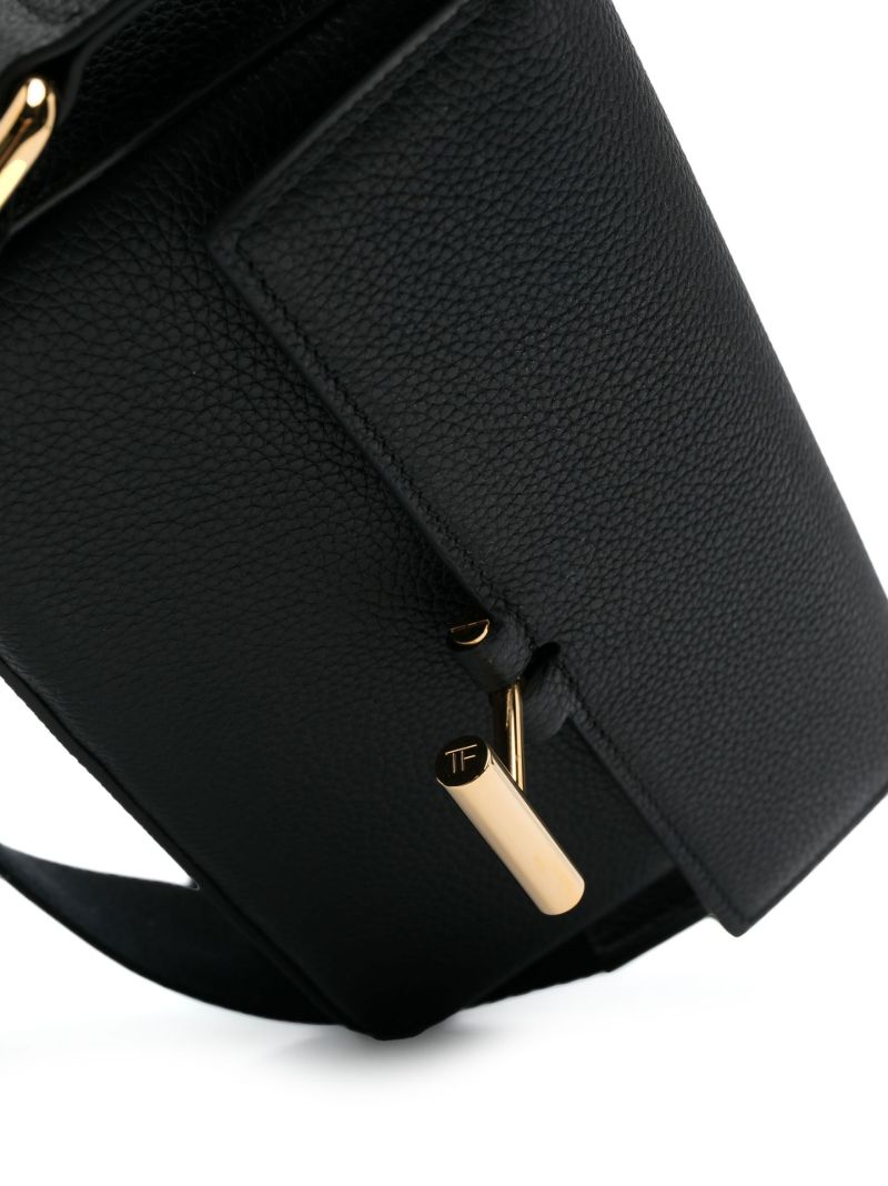 Black Tara Leather Mini Bag
