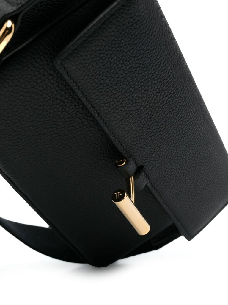 Black Tara Leather Mini Bag