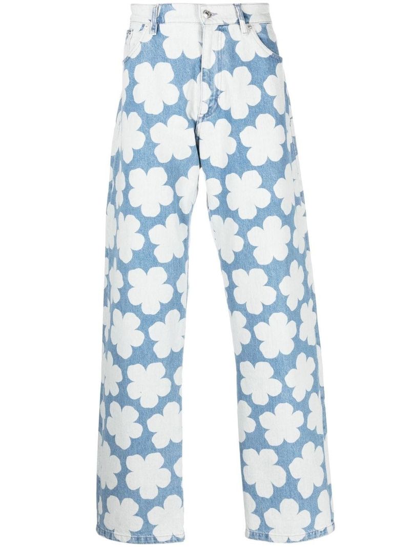 Blue Botan Straight-leg Jeans