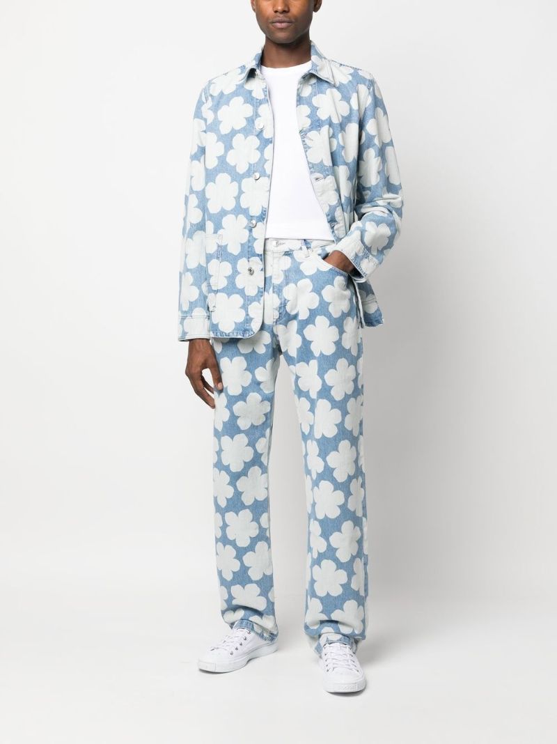 Blue Botan Straight-leg Jeans