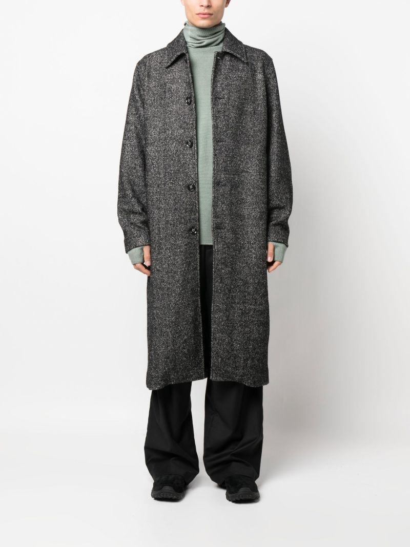 Black Eros Single Breasted Coat