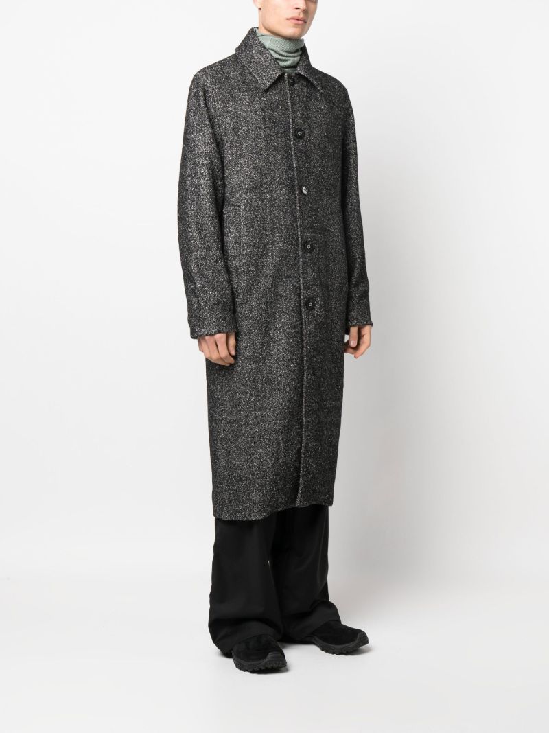 Black Eros Single Breasted Coat