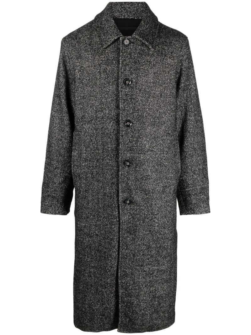Black Eros Single Breasted Coat