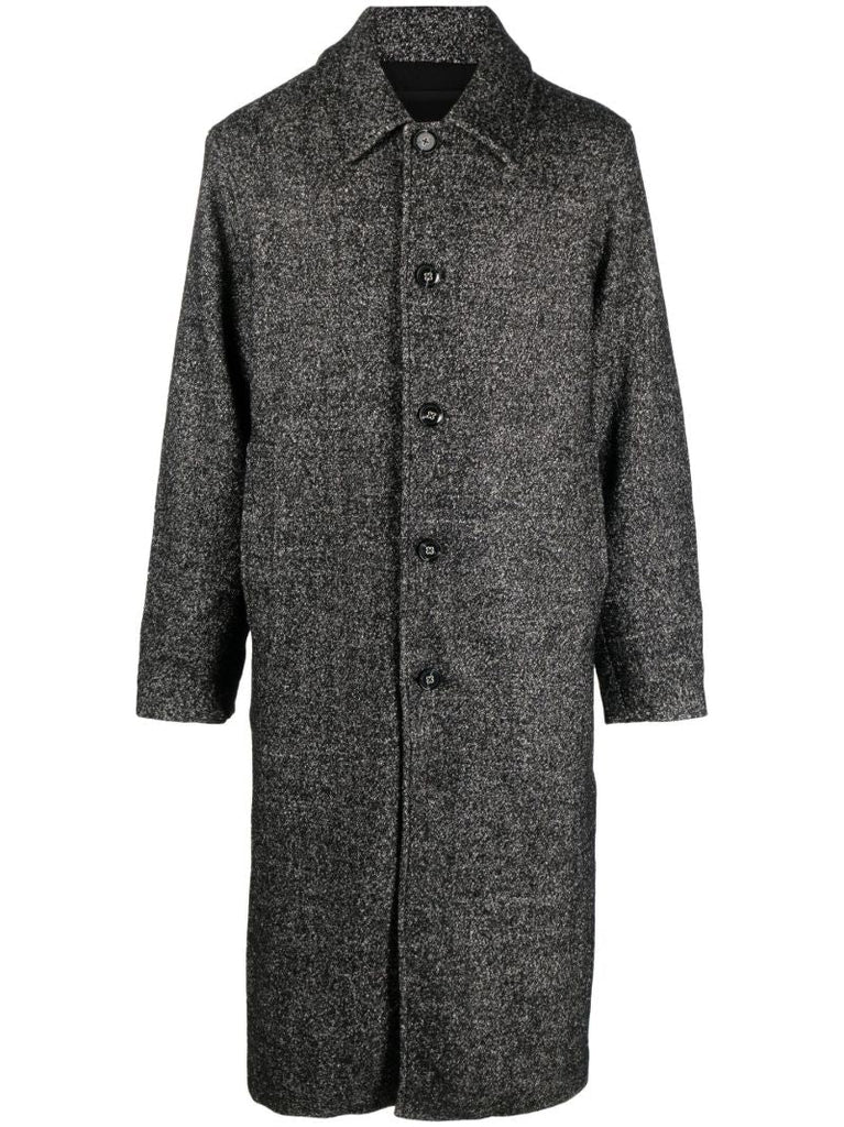 Black Eros Single Breasted Coat