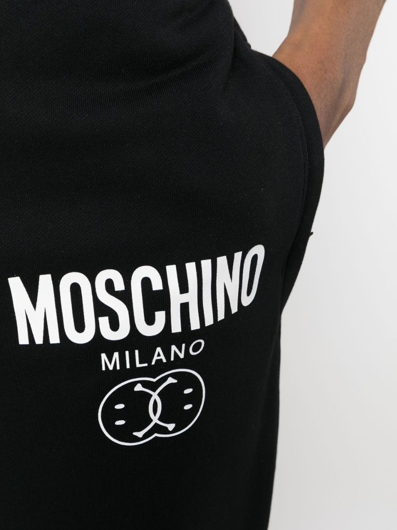 Black Dqm Smile Logo Track Pants