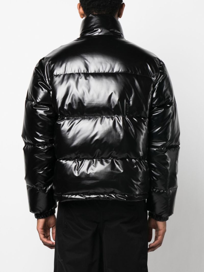 Black Smile Logo Padded Jacket