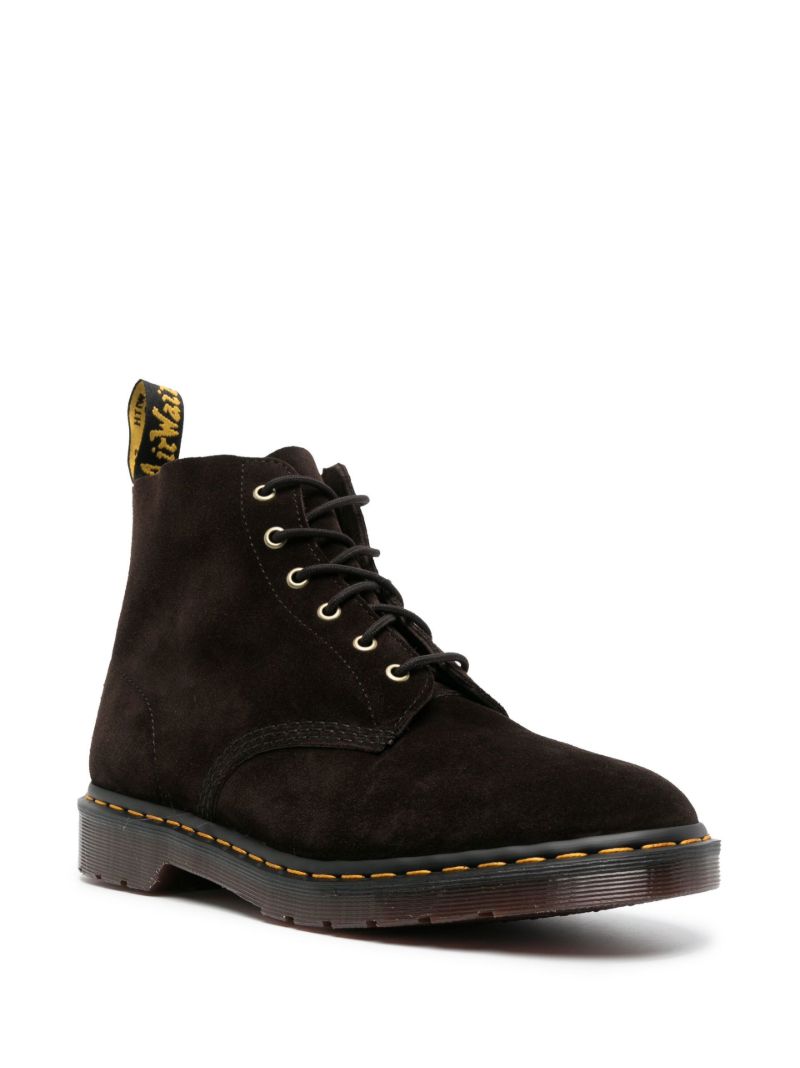 Brown 101 Ben Repello Suede Ankle Boots