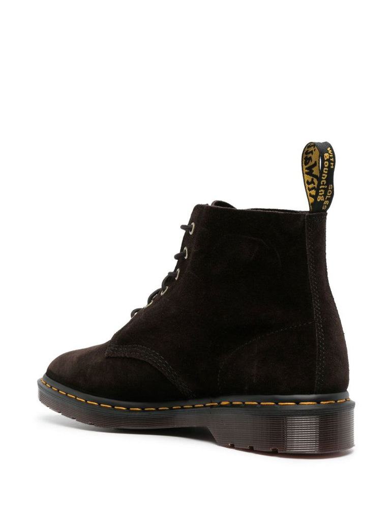 Brown 101 Ben Repello Suede Ankle Boots