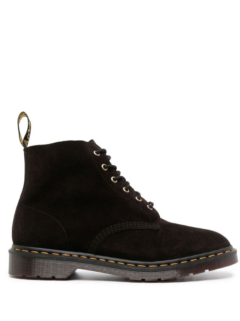Brown 101 Ben Repello Suede Ankle Boots