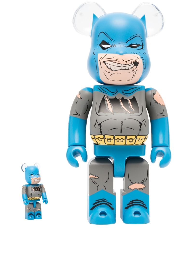 Blue Be@rbrick Batman the Dark Knight Triumphant 100% and 400% Set