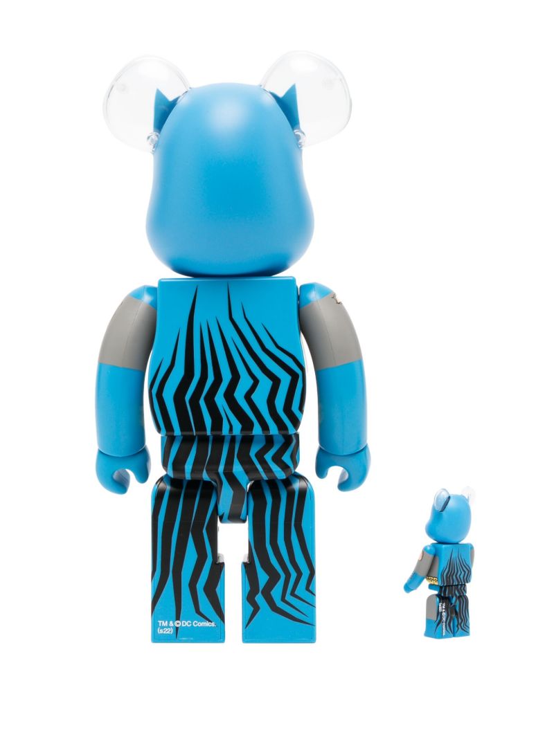 Blue Be@rbrick Batman the Dark Knight Triumphant 100% and 400% Set